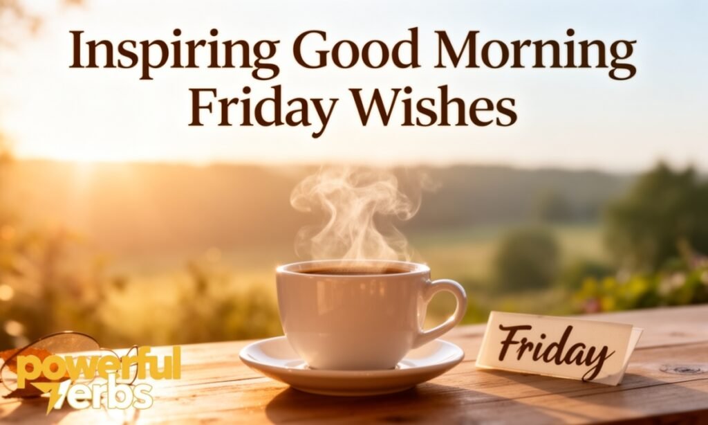Inspiring Good Morning Friday Wishes
