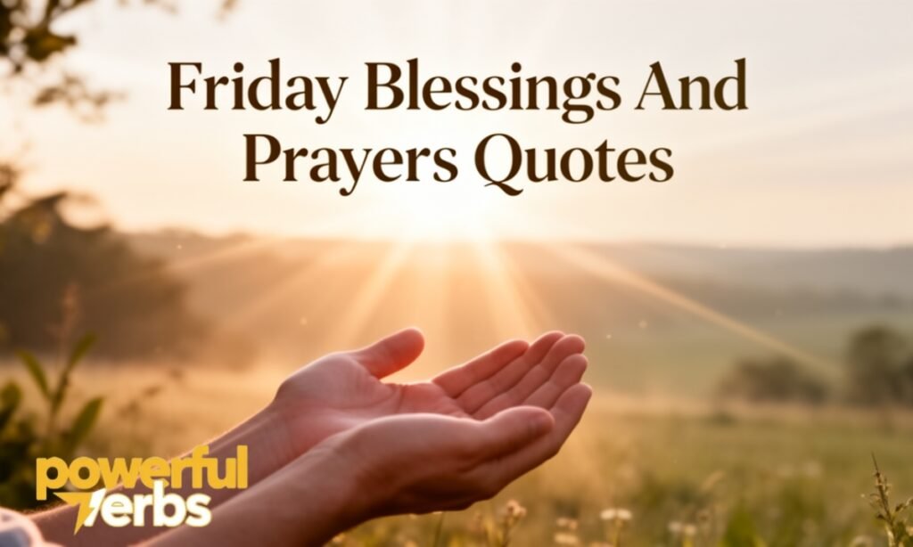 Friday Blessings And Prayers Quotes