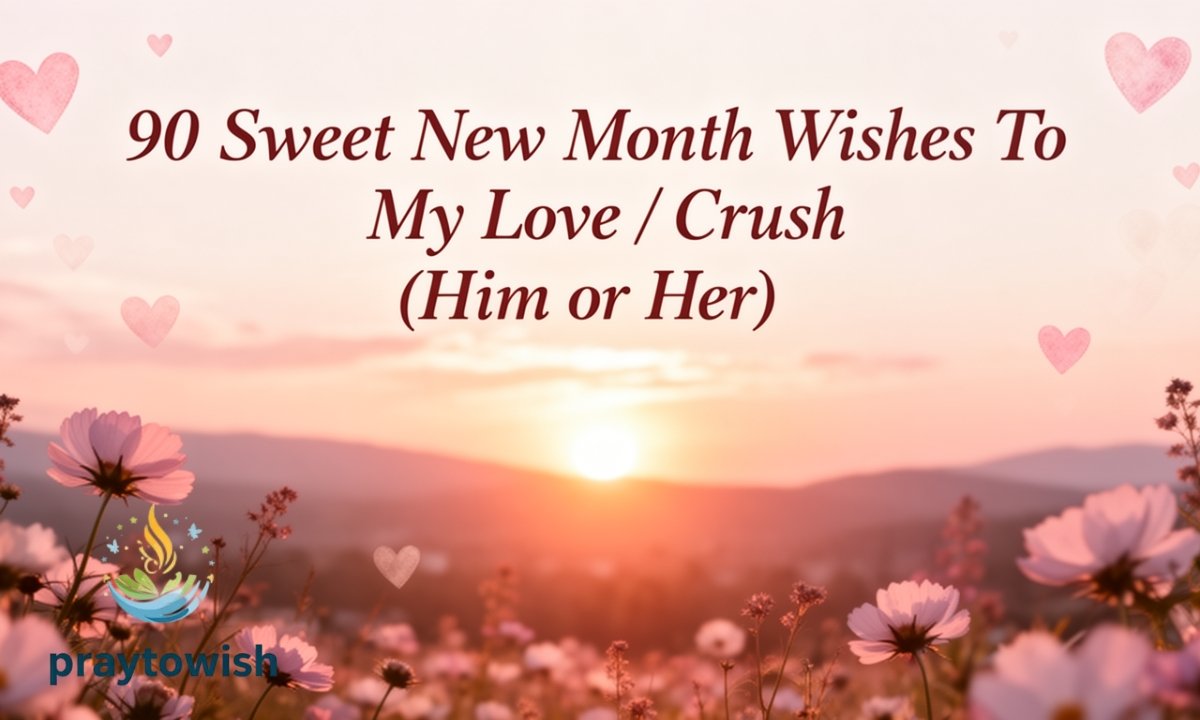 90 Sweet New Month Wishes To My Love / Crush (Him or Her)