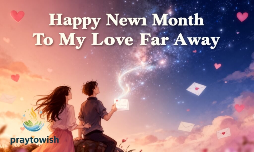 Happy New Month Message To My Love Far Away
