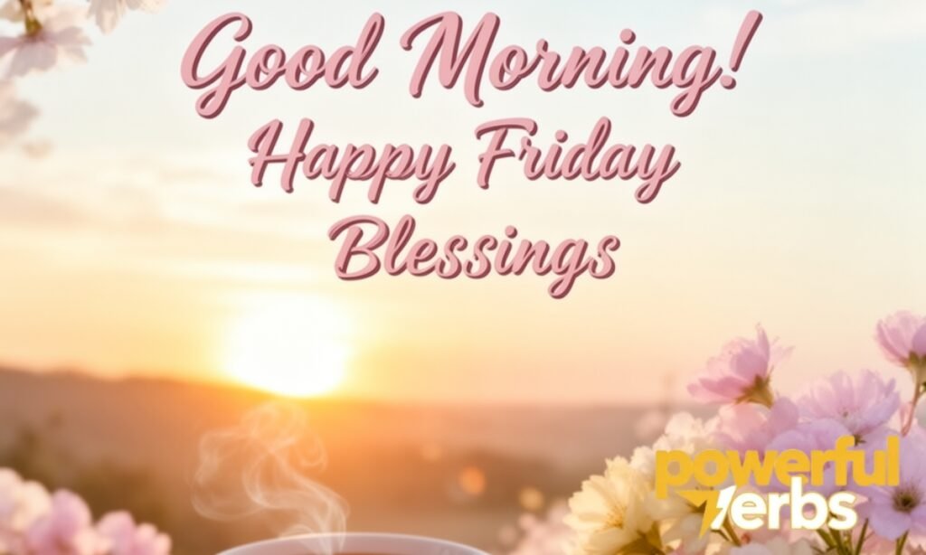 Good Morning! Happy Friday Blessings