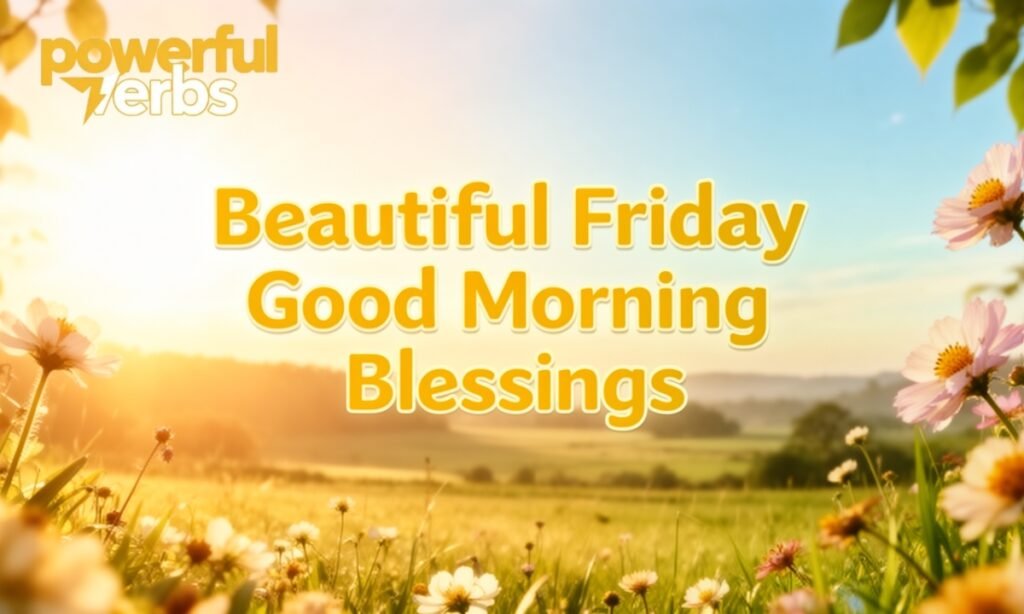 Beautiful Friday Good Morning Blessings