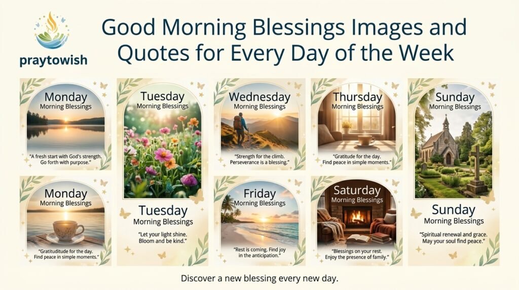 Good Morning Blessings Images and Quotes for Every Day of the Week