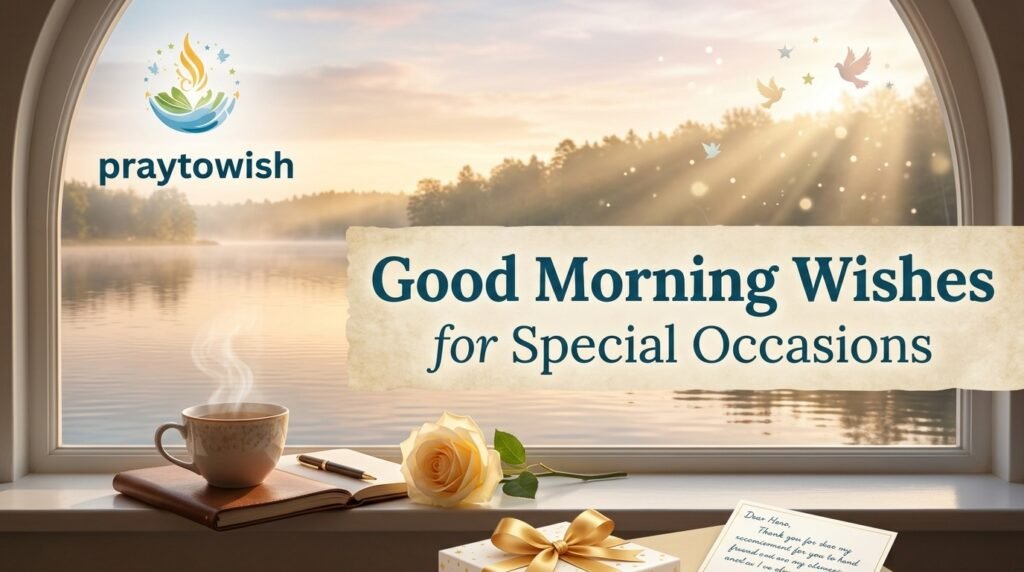 Good Morning Wishes for Special Occasions