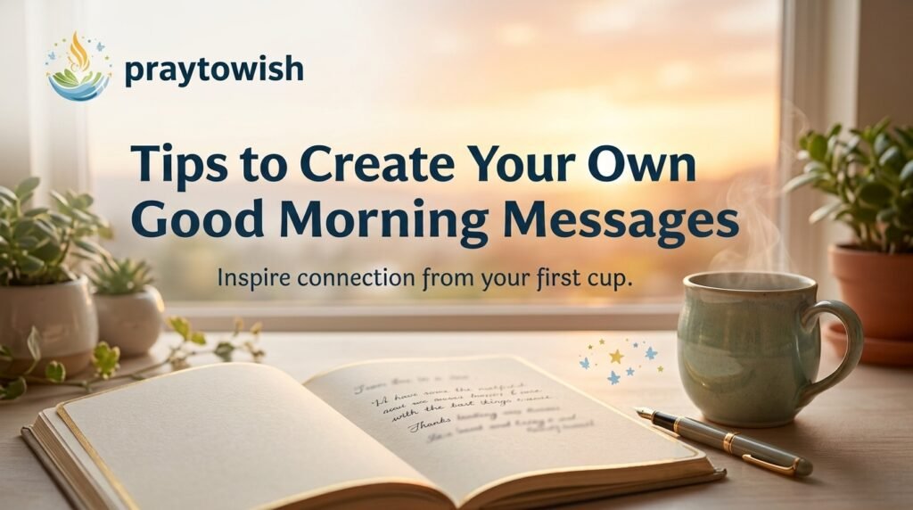 Tips to Create Your Own Good Morning Messages