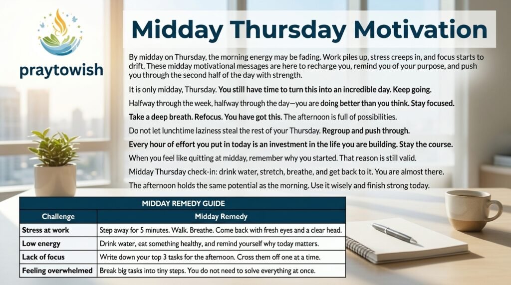 Midday Thursday Motivation