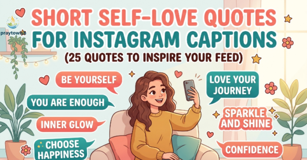  Short Self Love Quotes for Instagram Captions (25 Quotes)