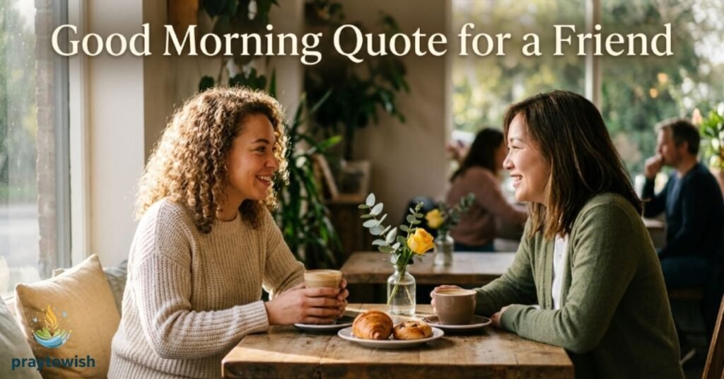 Good Morning Quote for a Friend