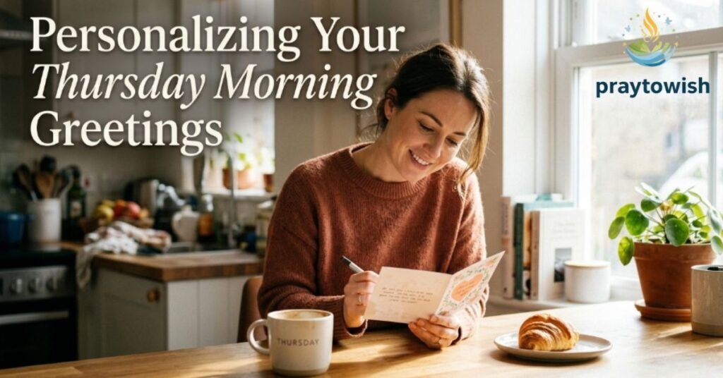 Personalizing Your Thursday Morning Greetings