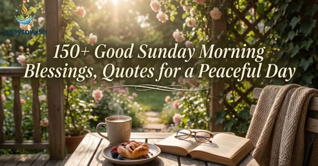 150+ Good Sunday Morning Blessings, Quotes for a Peaceful Day