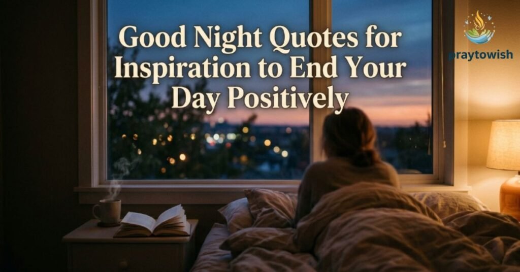 Good Night Quotes for Inspiration to End Your Day Positively