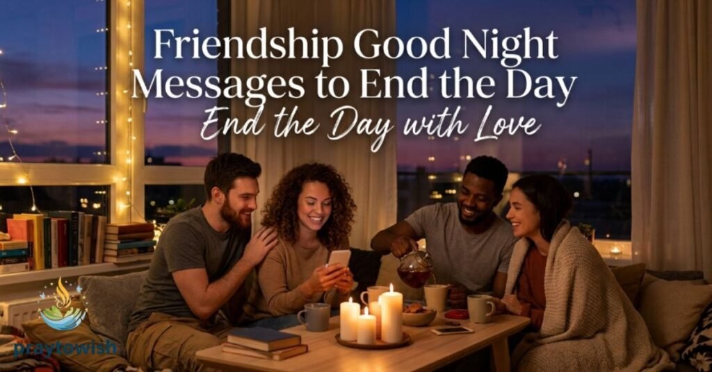Friendship Good Night Messages to End the Day with Love