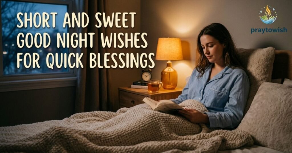 Short and Sweet Good Night Wishes for Quick Blessings