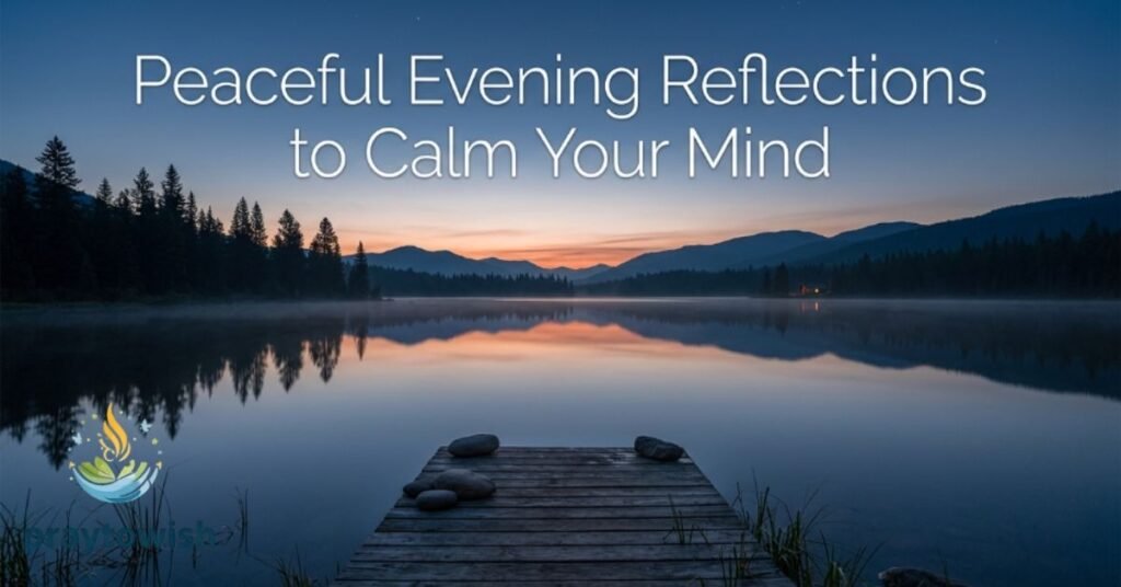 Peaceful Evening Reflections to Calm Your Mind