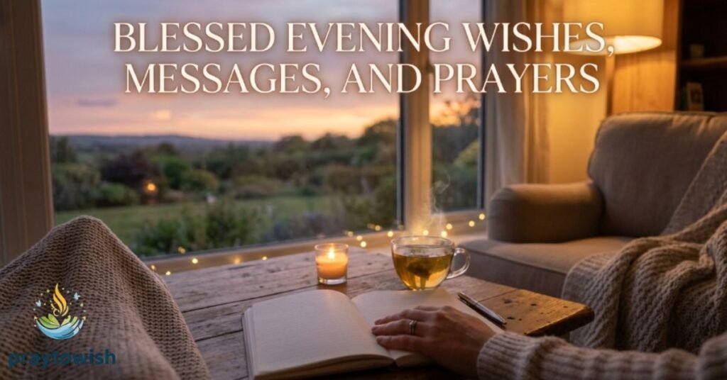 Blessed Evening Wishes, Messages, and Prayers