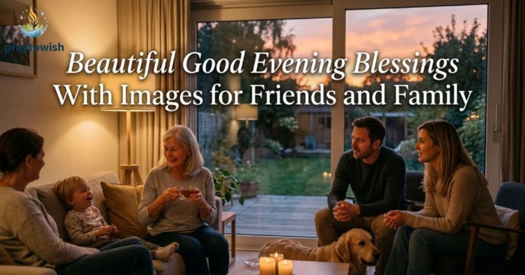 Beautiful Good Evening Blessings With Images for Friends and Family