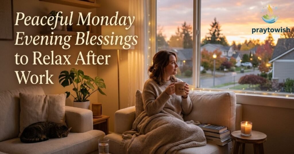 Peaceful Monday Evening Blessings to Relax After Work