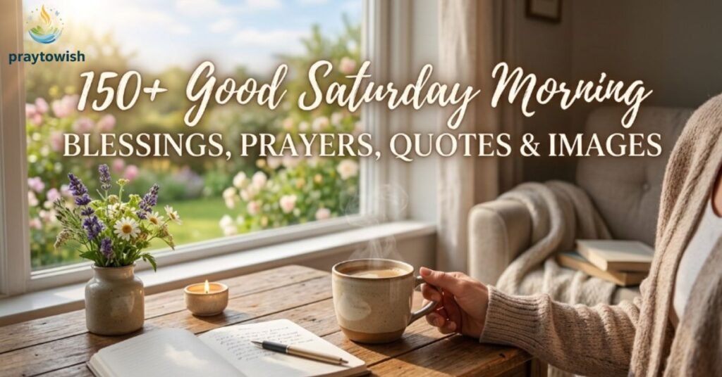 150+ Good Saturday Morning Blessings, Prayers, Quotes & Images