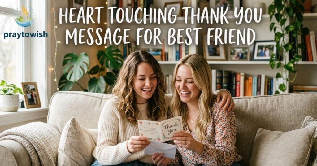 Heart Touching Thank You Message For Best Friend