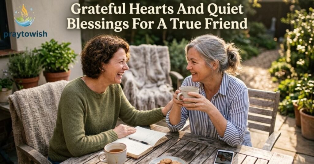 Grateful Hearts And Quiet Blessings For A True Friend