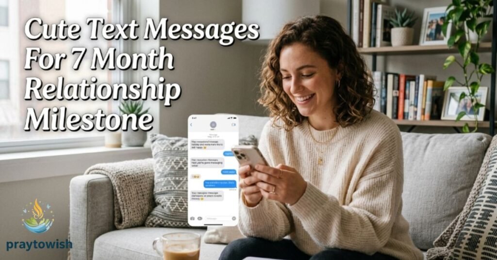 Cute Text Messages For 7 Month Relationship Milestone