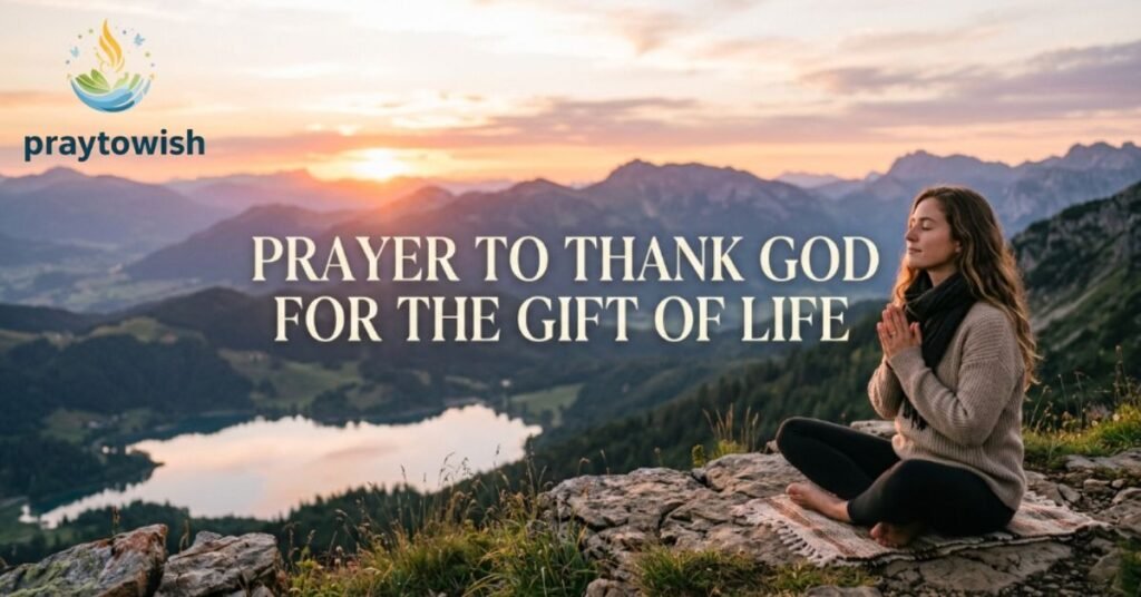 Prayer To Thank God For The Gift Of Life