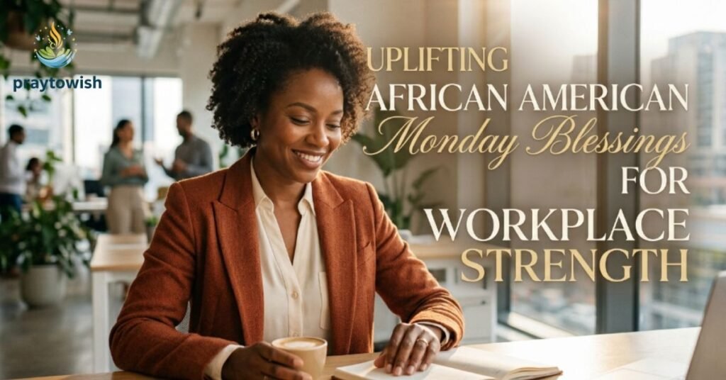 Uplifting African American Monday Blessings for Workplace Strength