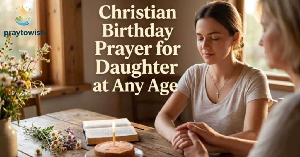 Christian Birthday Prayer for Daughter at Any Age