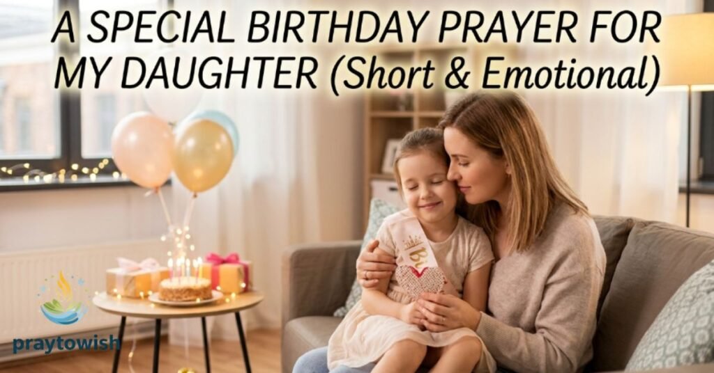 A Special Birthday Prayer for My Daughter (Short & Emotional)