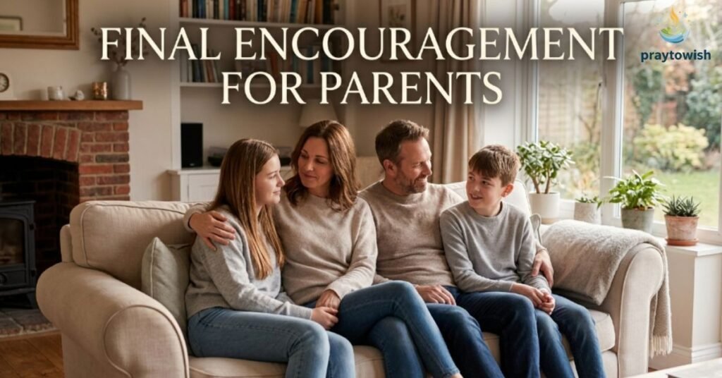 Final Encouragement for Parents