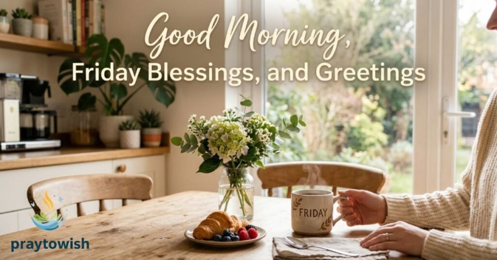 Good Morning, Friday Blessings, and Greetings