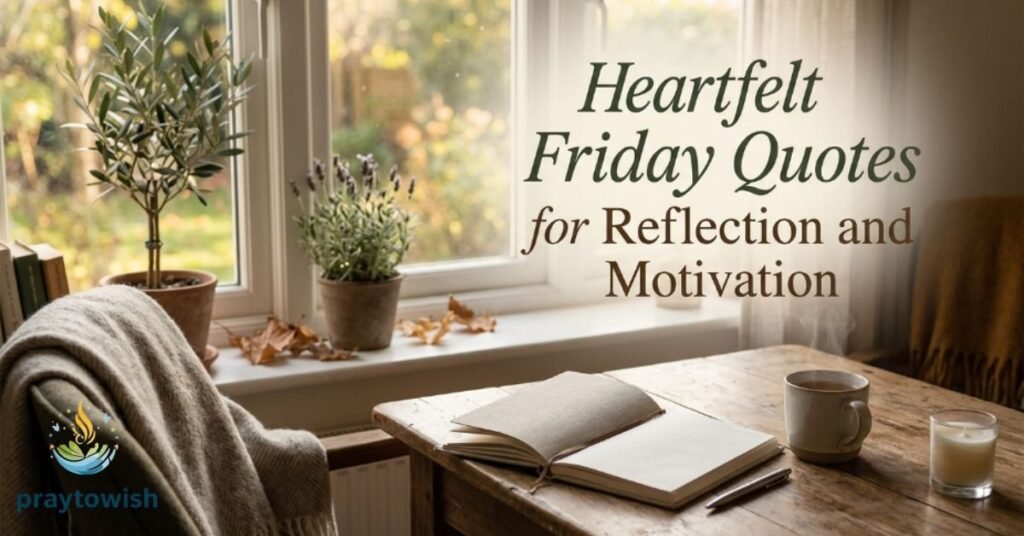 Heartfelt Friday Quotes for Reflection and Motivation