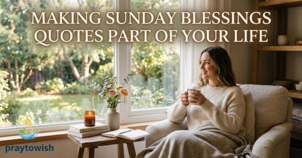 Making Sunday Blessings Quotes Part of Your Life
