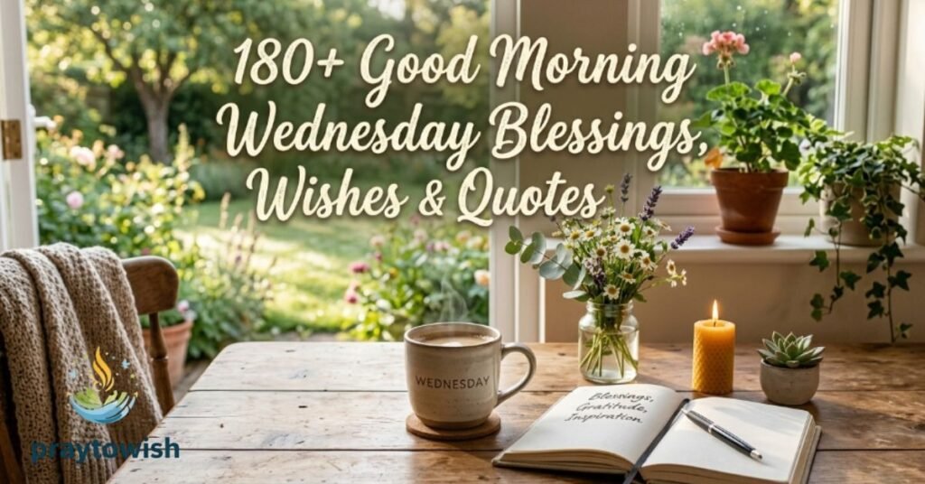 180+ Good Morning Wednesday Blessings, Wishes & Quotes