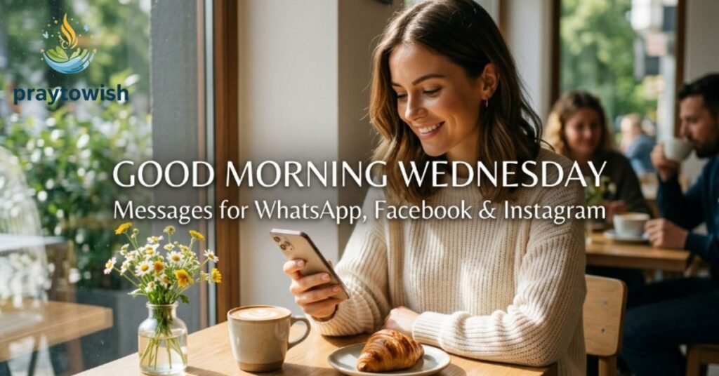 Good Morning Wednesday Messages for WhatsApp, Facebook & Instagram
