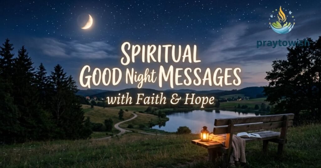 Spiritual Good Night Messages with Faith & Hope