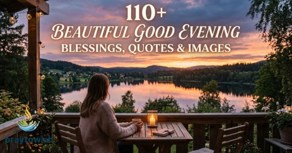 110+ Beautiful Good Evening Blessings, Quotes & Images