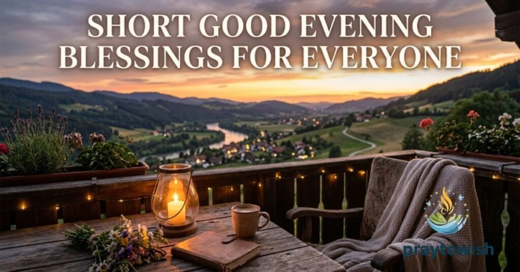 Short Good Evening Blessings for Everyone