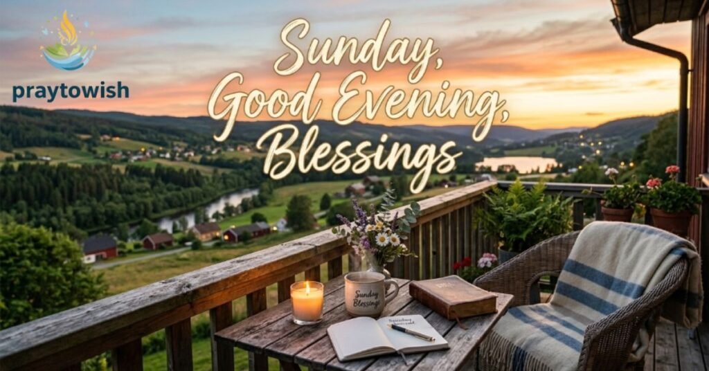 Sunday, Good Evening, Blessings