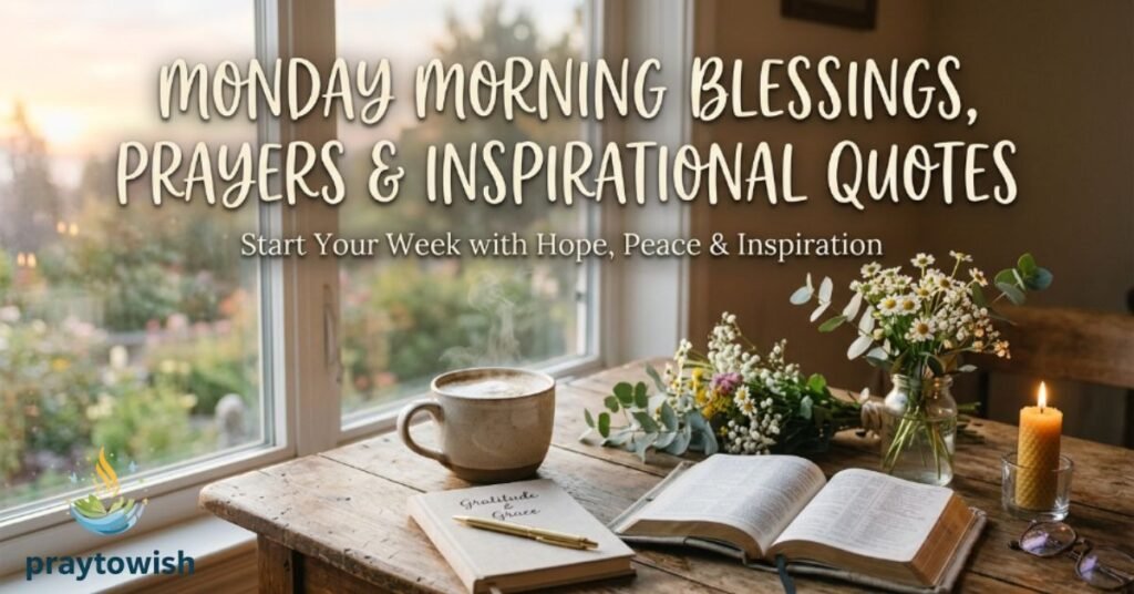 Monday Morning Blessings, Prayers & Inspirational Quotes