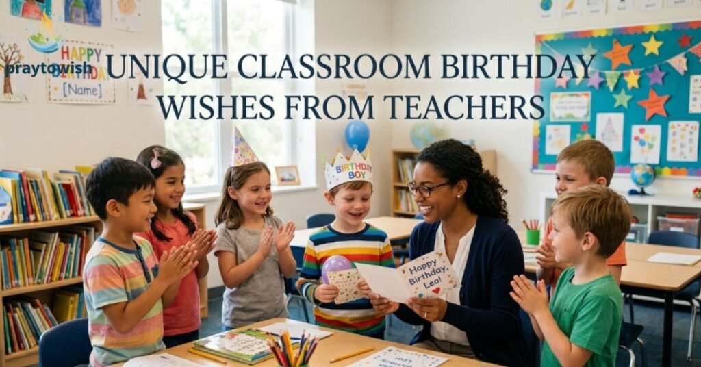 Unique Classroom Birthday Wishes from Teachers