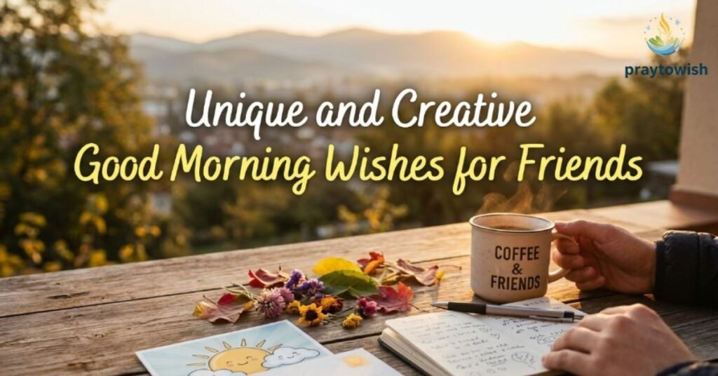 Unique and Creative Good Morning Wishes for Friends
