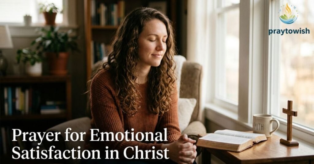 Prayer for Emotional Satisfaction in Christ