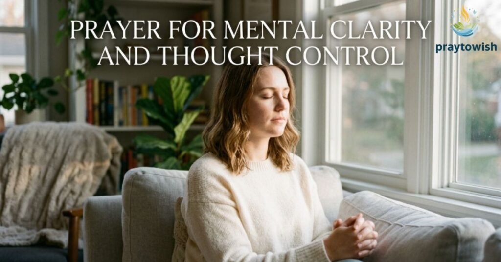Prayer for Mental Clarity and Thought Control