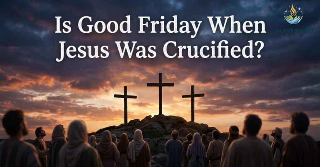 Is Good Friday When Jesus Was Crucified?