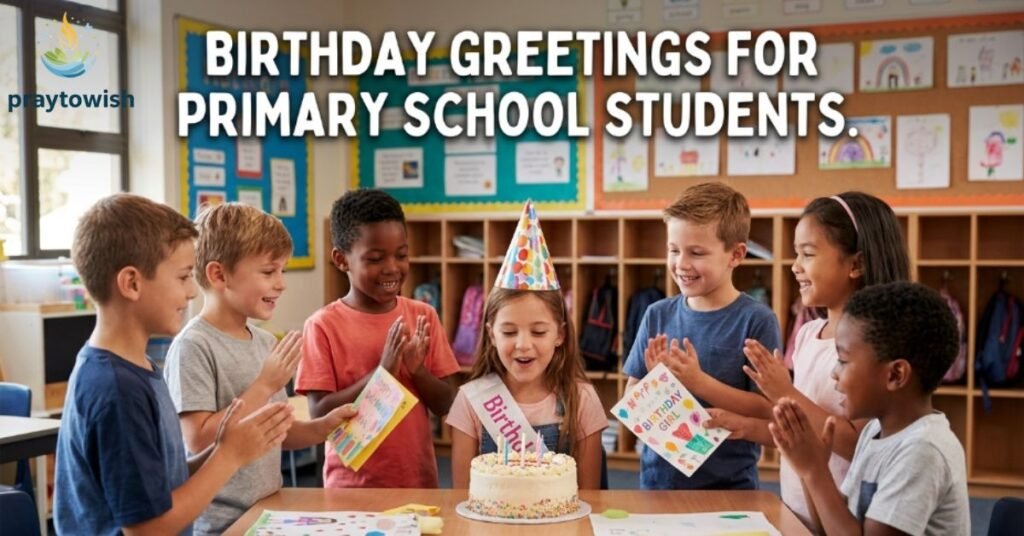 Birthday Greetings For Primary School Students