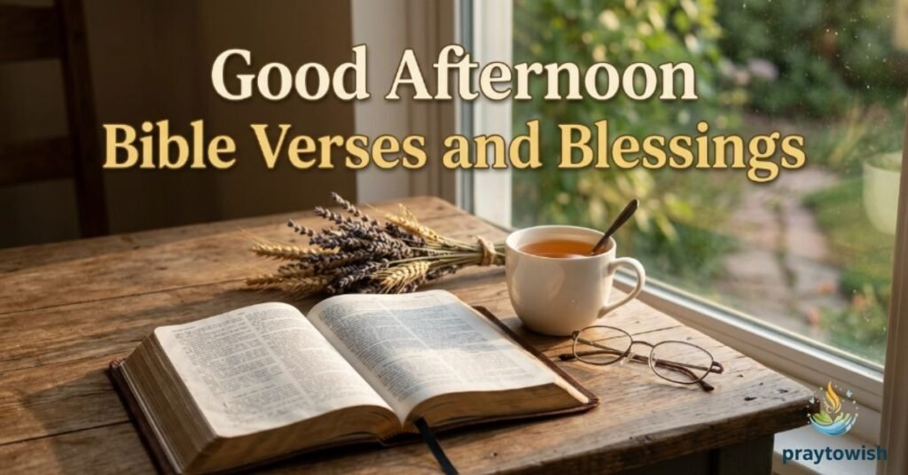 Good Afternoon Bible Verses and Blessings