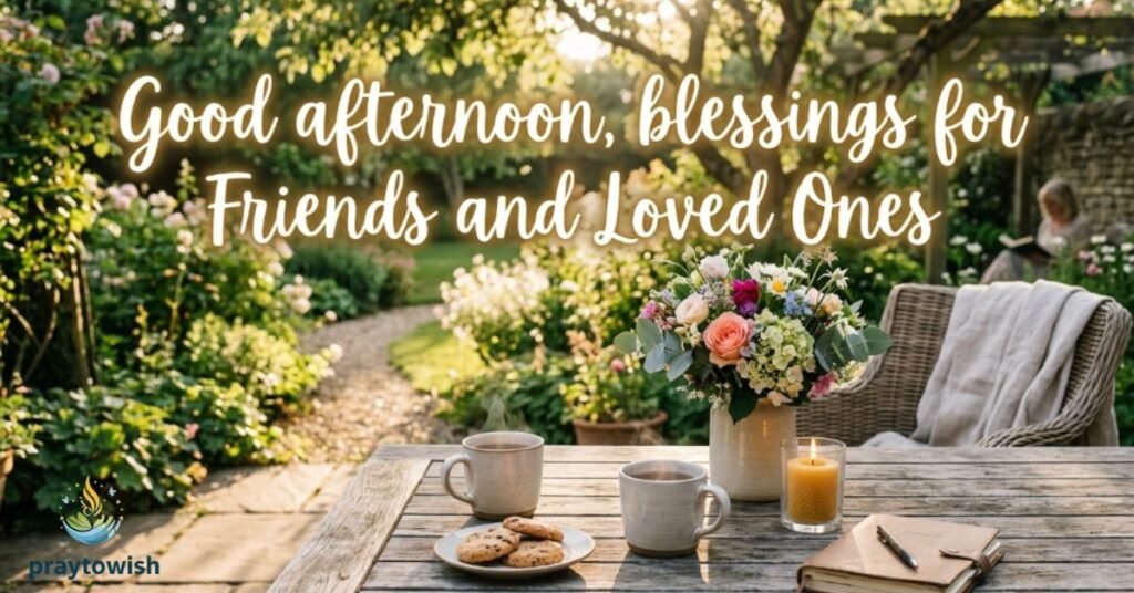 Good afternoon, blessings for Friends and Loved Ones