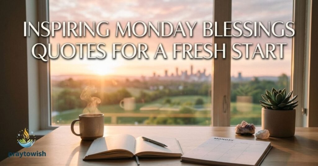 Inspiring Monday Blessings Quotes for a Fresh Start