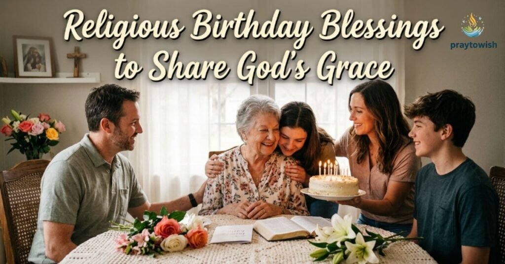 Religious Birthday Blessings to Share God's Grace